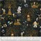 Fabric Windham Black Into the Woods Enchanted Woods by the Quarter Yard 54520-2